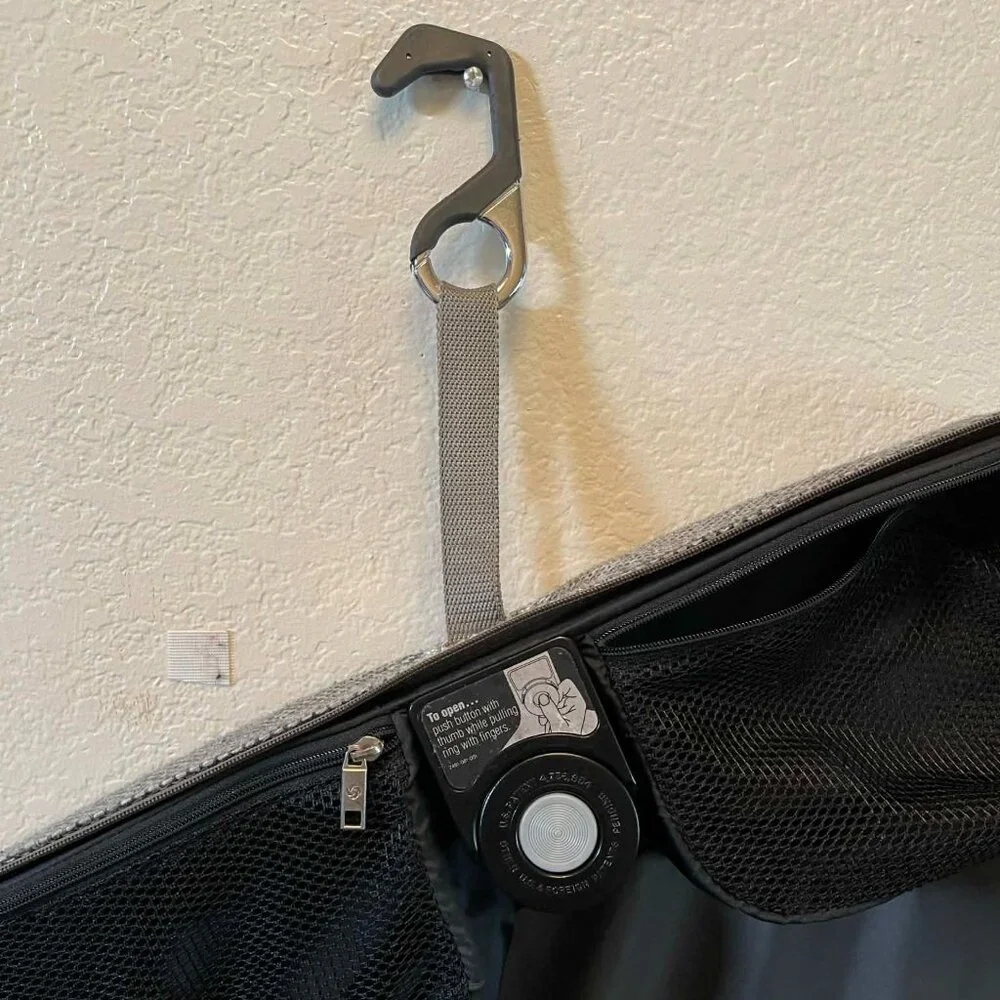 Samsonite tweed folding garment bag
